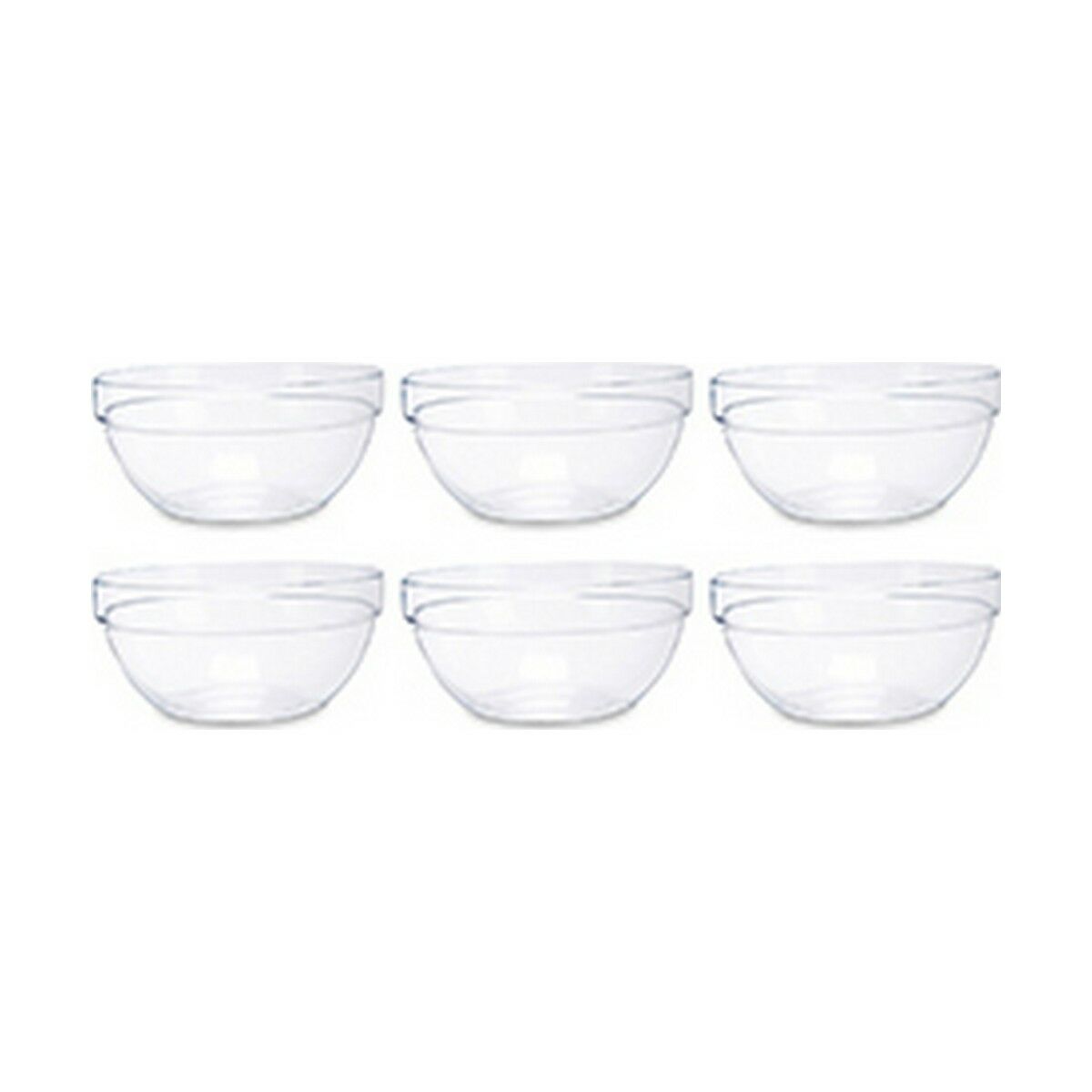 Skål Vivalto TP-3/BHA6 Transparent Glas 250 ml (6 antal) - 4