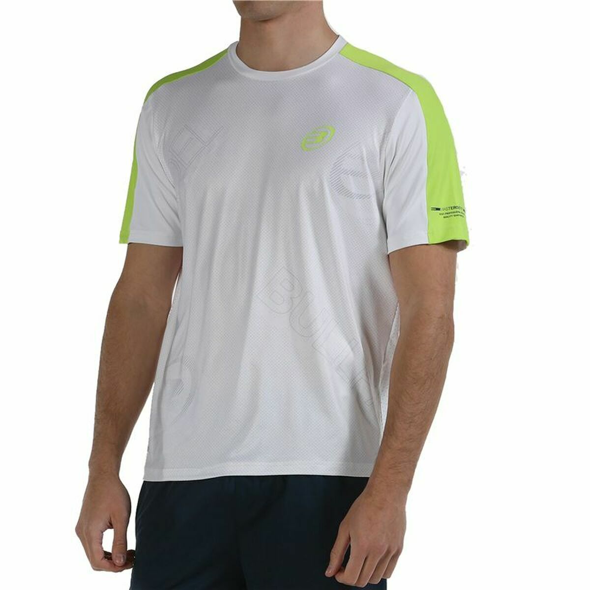 T-shirt med kortärm Herr Bullpadel Vit Män - 8
