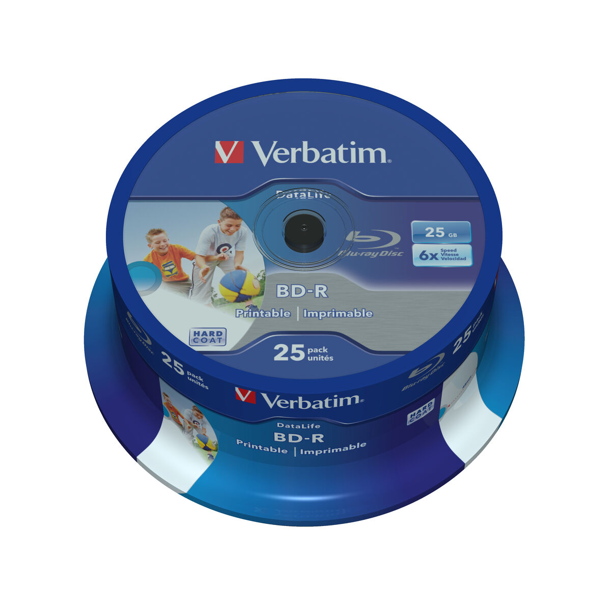 Blu-Ray BD-R Utskriftsbar Verbatim 43811 25 antal - 2