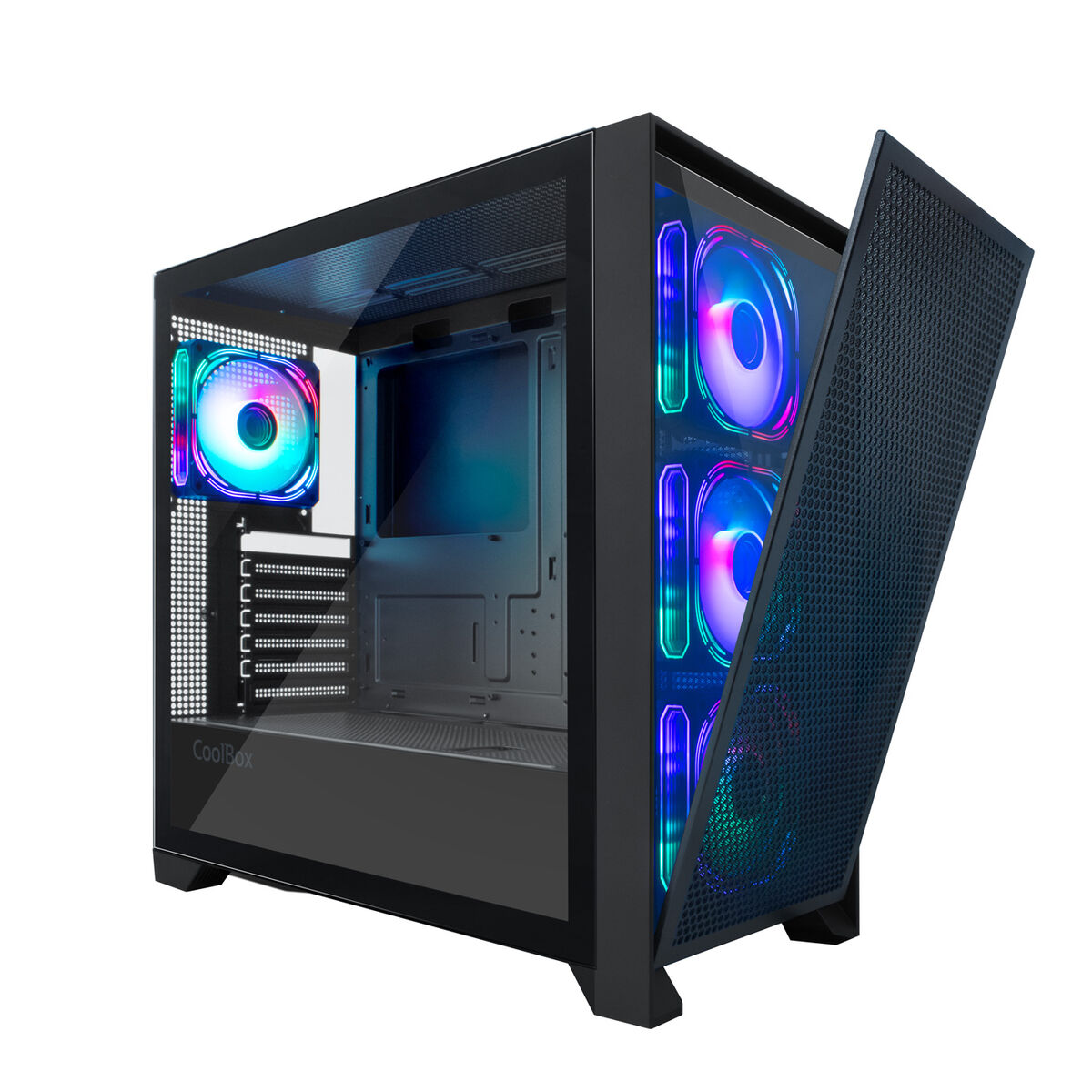 ATX Semitorn CoolBox COO-CHAGE2000-0 Svart