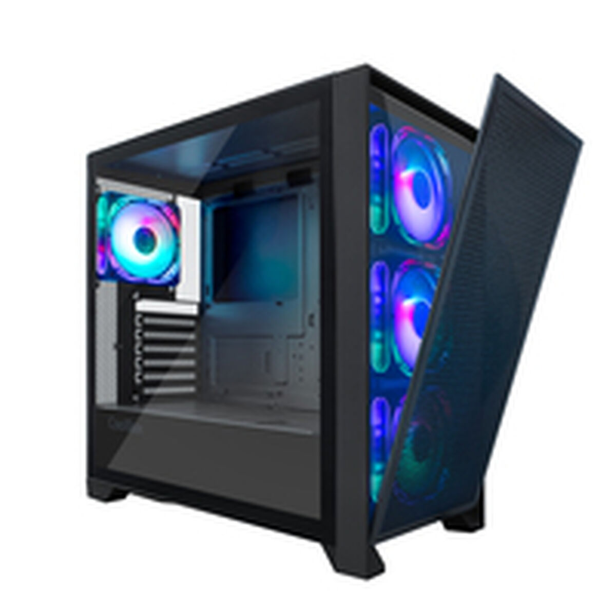 ATX Semitorn CoolBox COO-CHAGE2000-0 Svart - 2