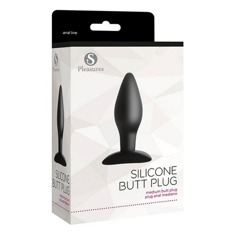 Analplugg S Pleasures Svart Silikon - 2