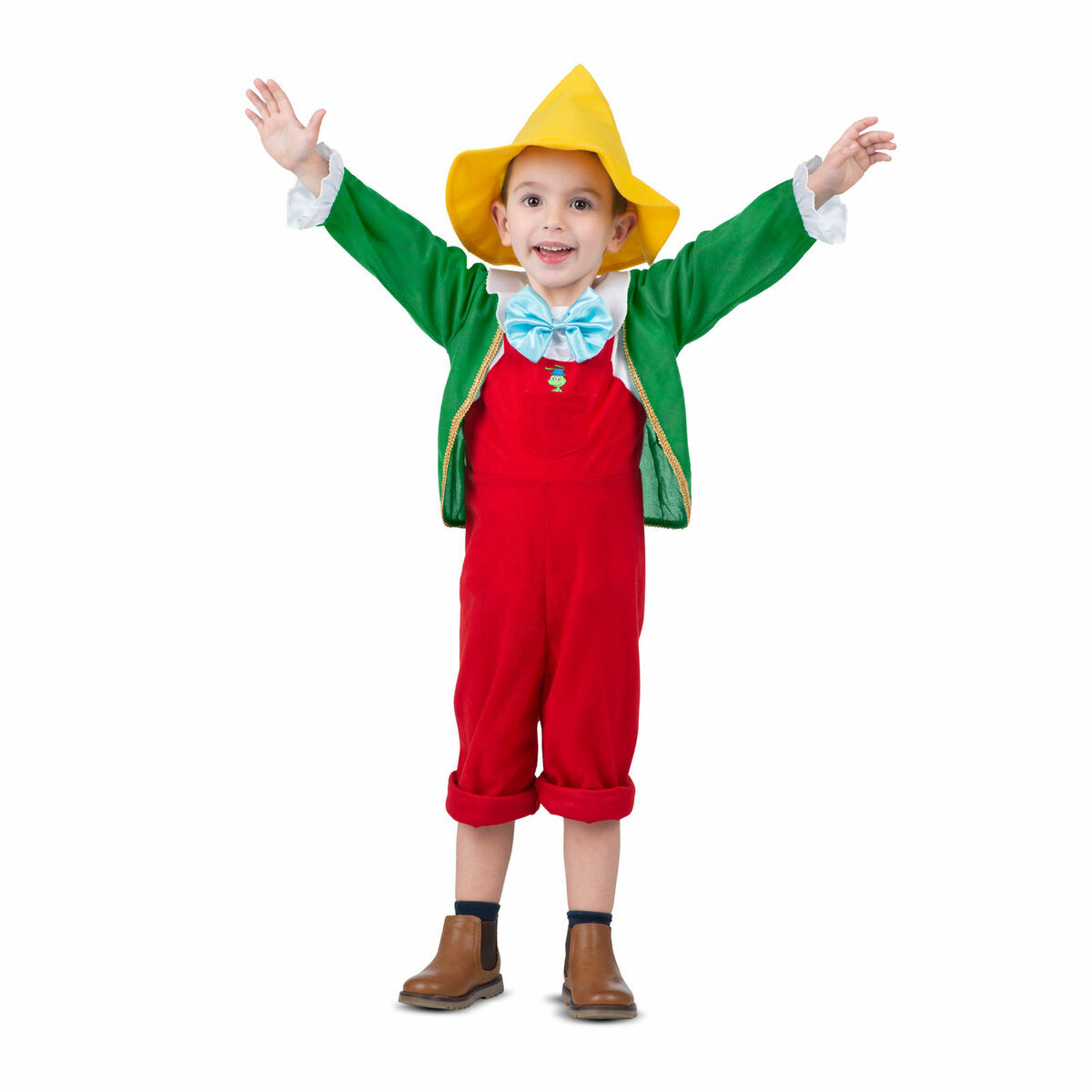 Maskeraddräkt vuxna My Other Me Pinocchio Röd Grön - 7
