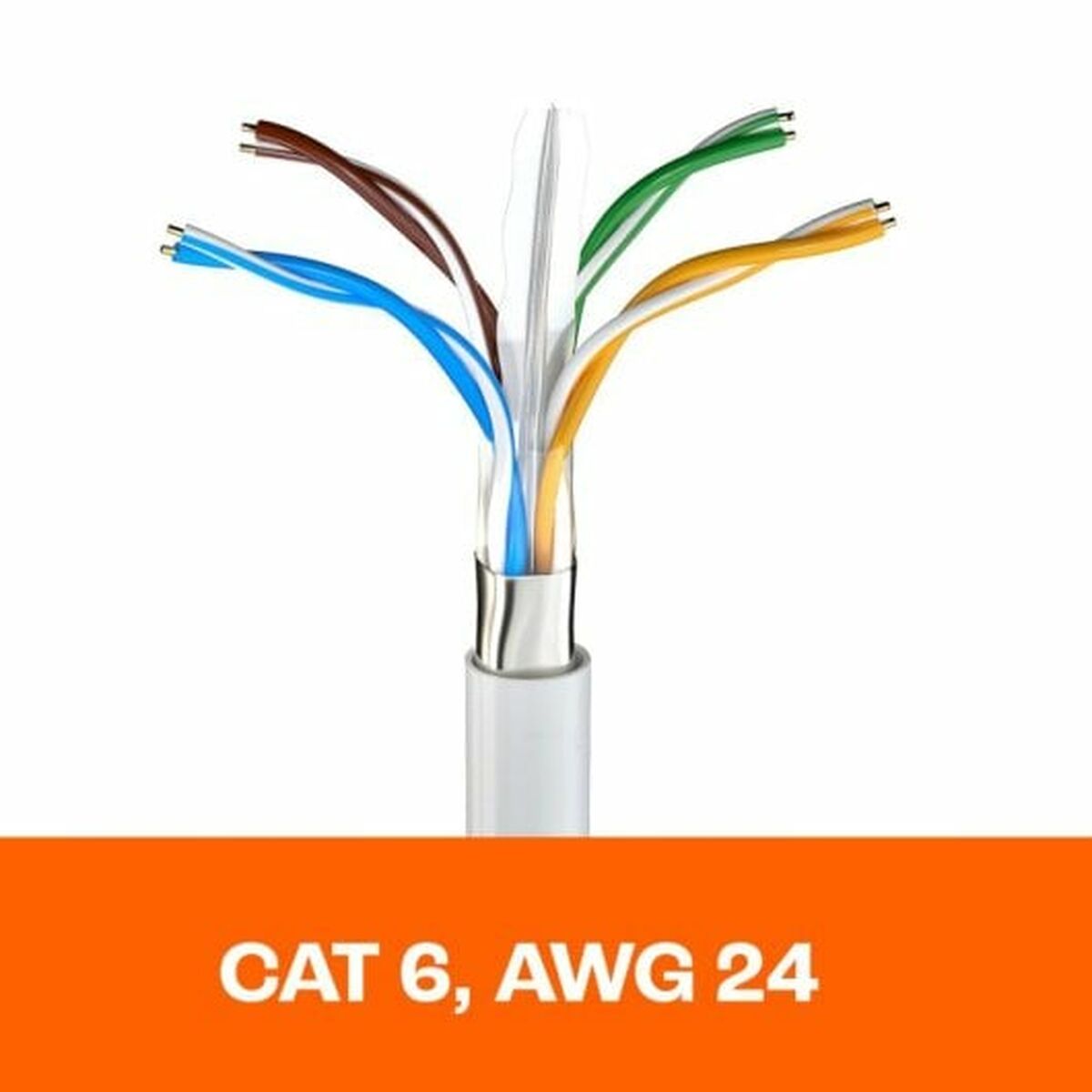 Nätkabel UTP Styv Kategori 6 PcCom - 2