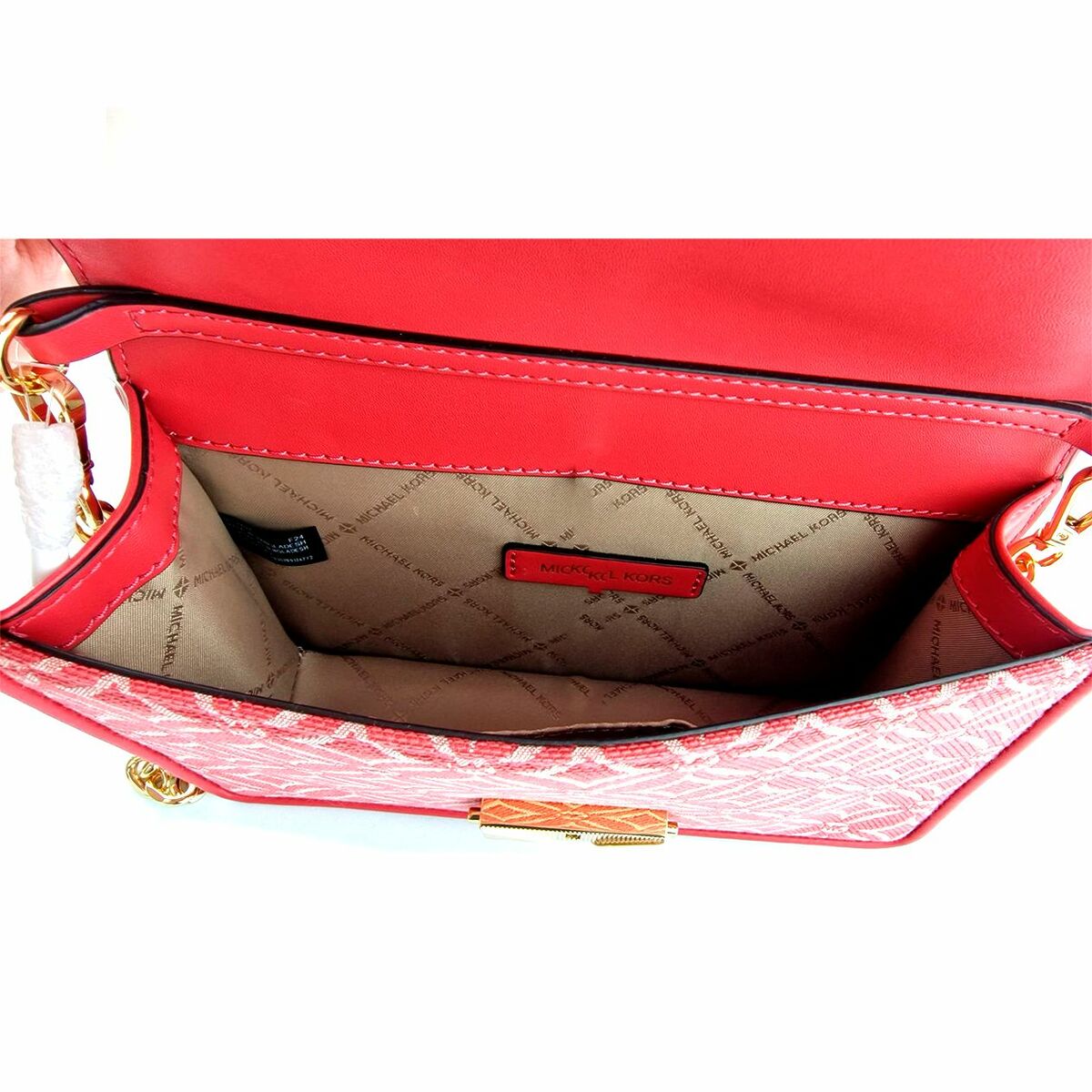 Ryggsäck Michael Kors 35F4G0EC6J-LT-BRY-SBT Röd 22 x 14 x 6 cm - 3