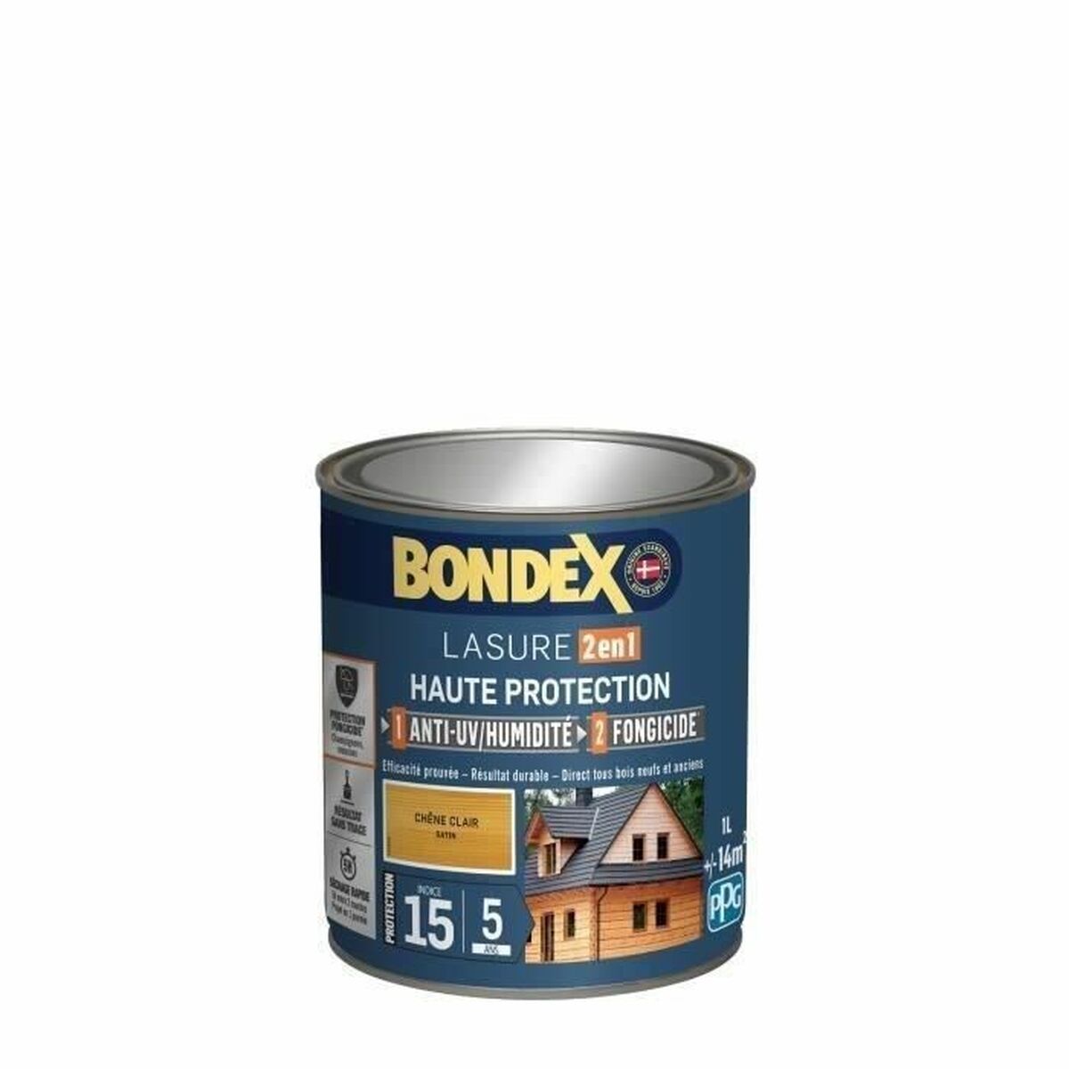 Grundfärg Bondex Grå Satinfinish 1 L