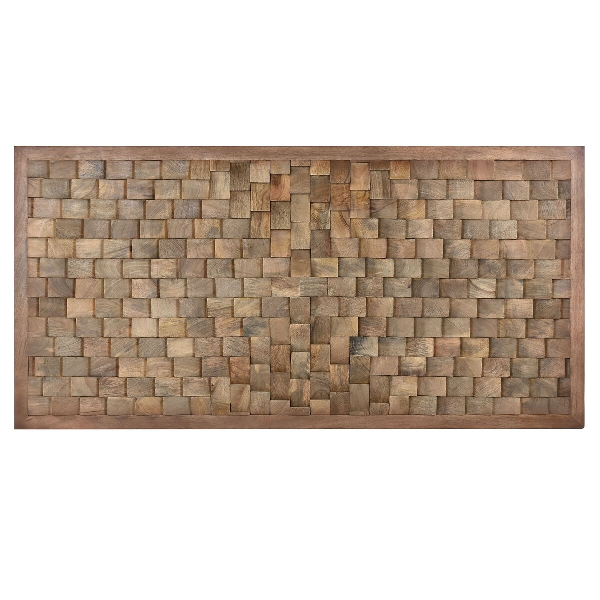 Sänggavel Home ESPRIT Naturell Mangoträ 160 x 5 x 80 cm