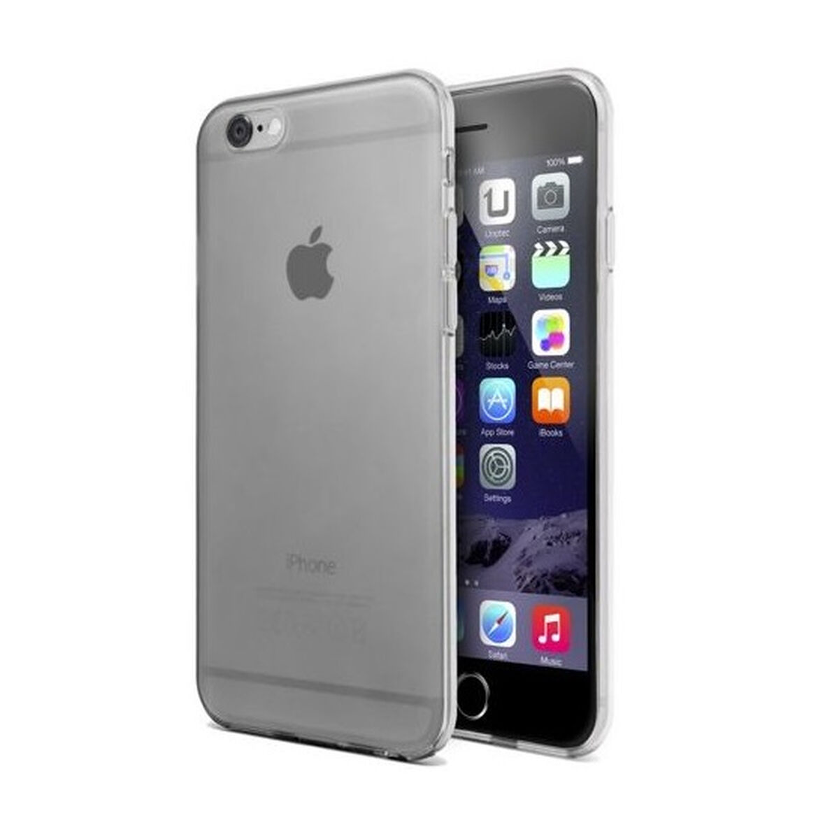 Mobilfodral Unotec 40.0478.00.00 iPhone 6S Transparent Vit - 2