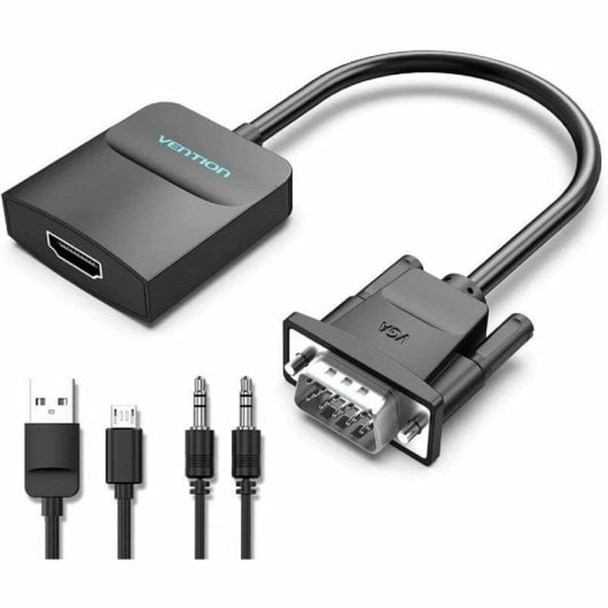Kabel HDMI Vention ACNBB Svart 15 cm - 2