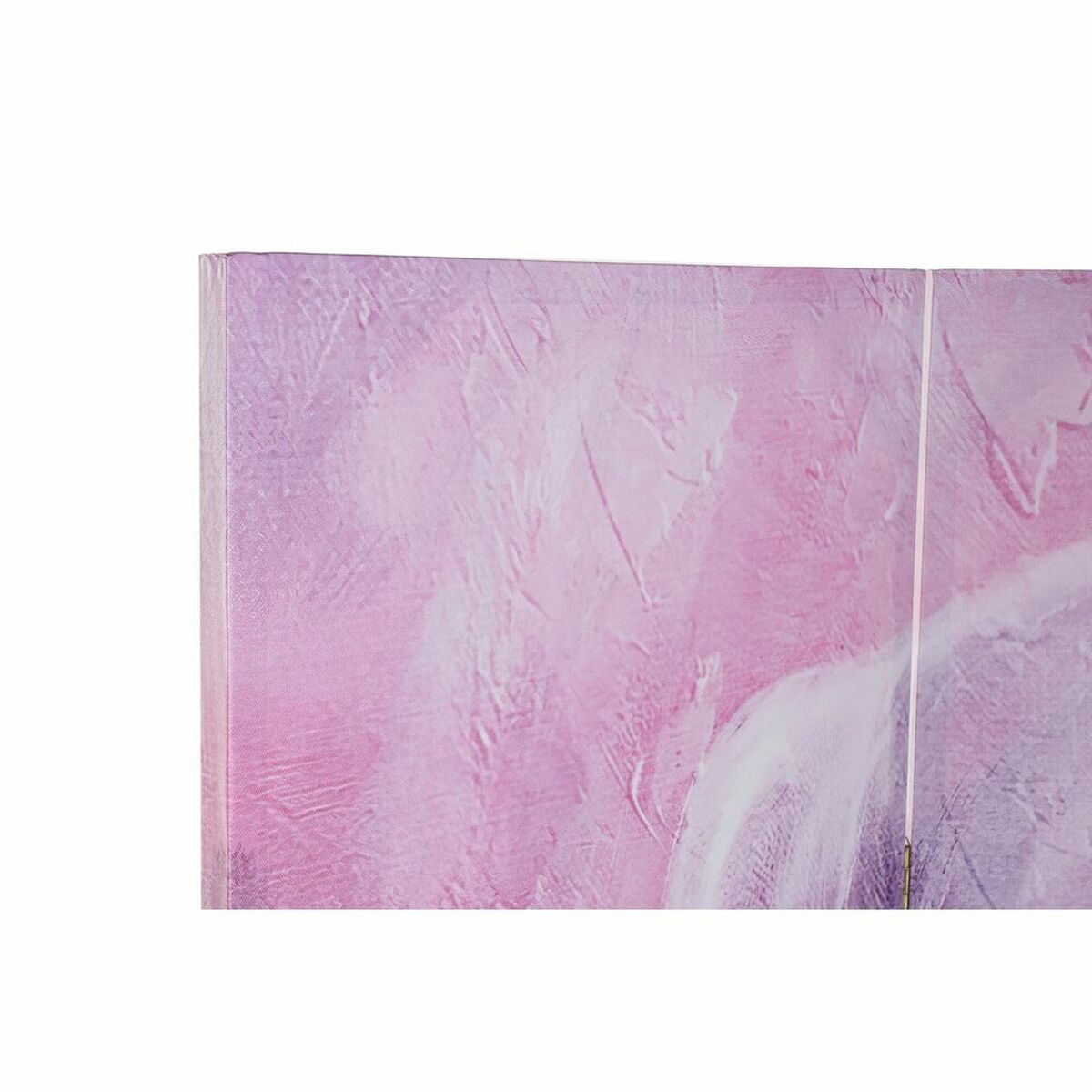 Skärm DKD Home Decor Katt Kanvas 120 x 2,5 x 180 cm Furu - 8