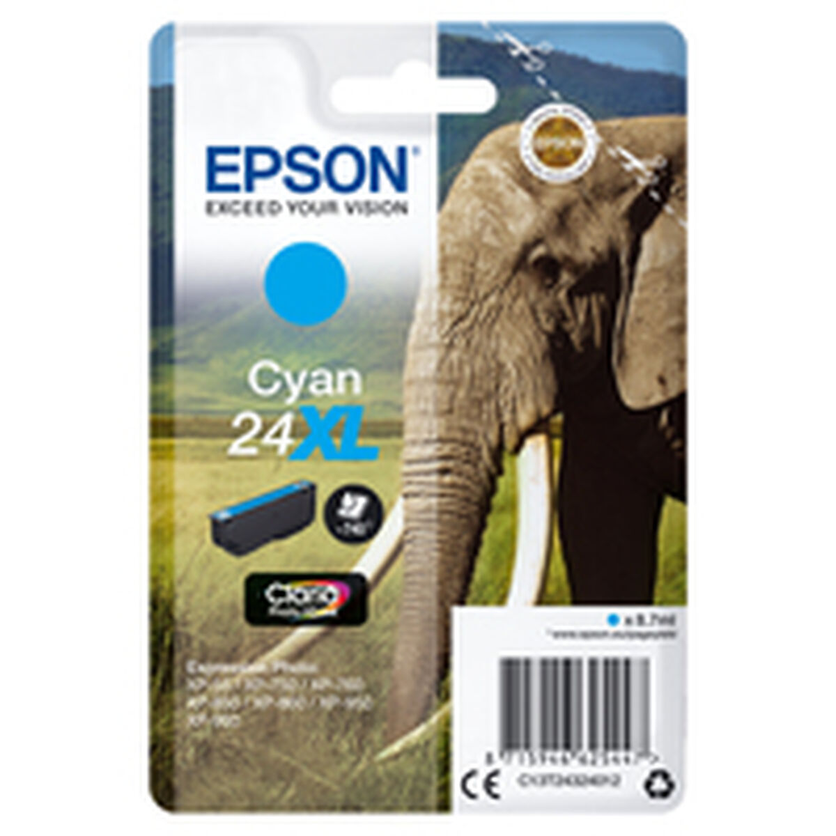 Original Bläckpatron Epson C13T24324012 Turkos - 3