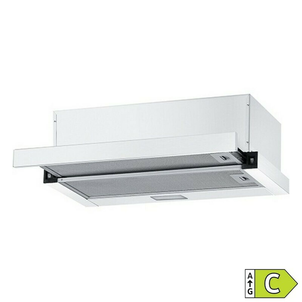 Konventionell fläkt Mepamsa Slimline 60X 60 cm 290 m³/h 65W C Vit - 2