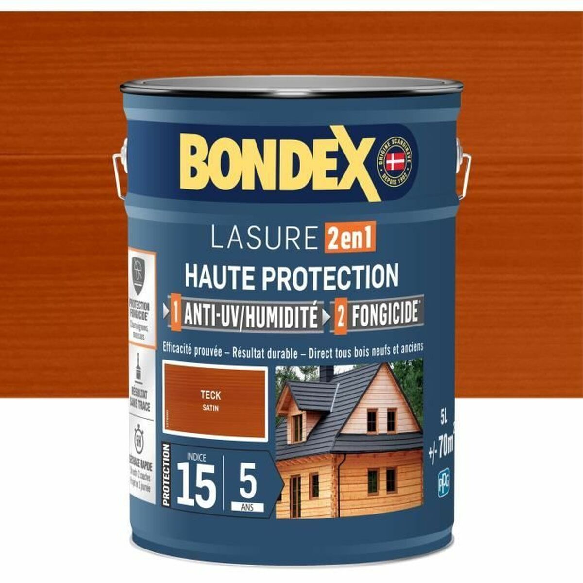 Grundfärg Bondex Brun Satinfinish 5 L