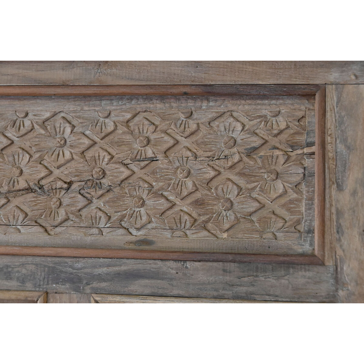 Säng Home ESPRIT Naturell 225 x 160 x 206 cm - 3