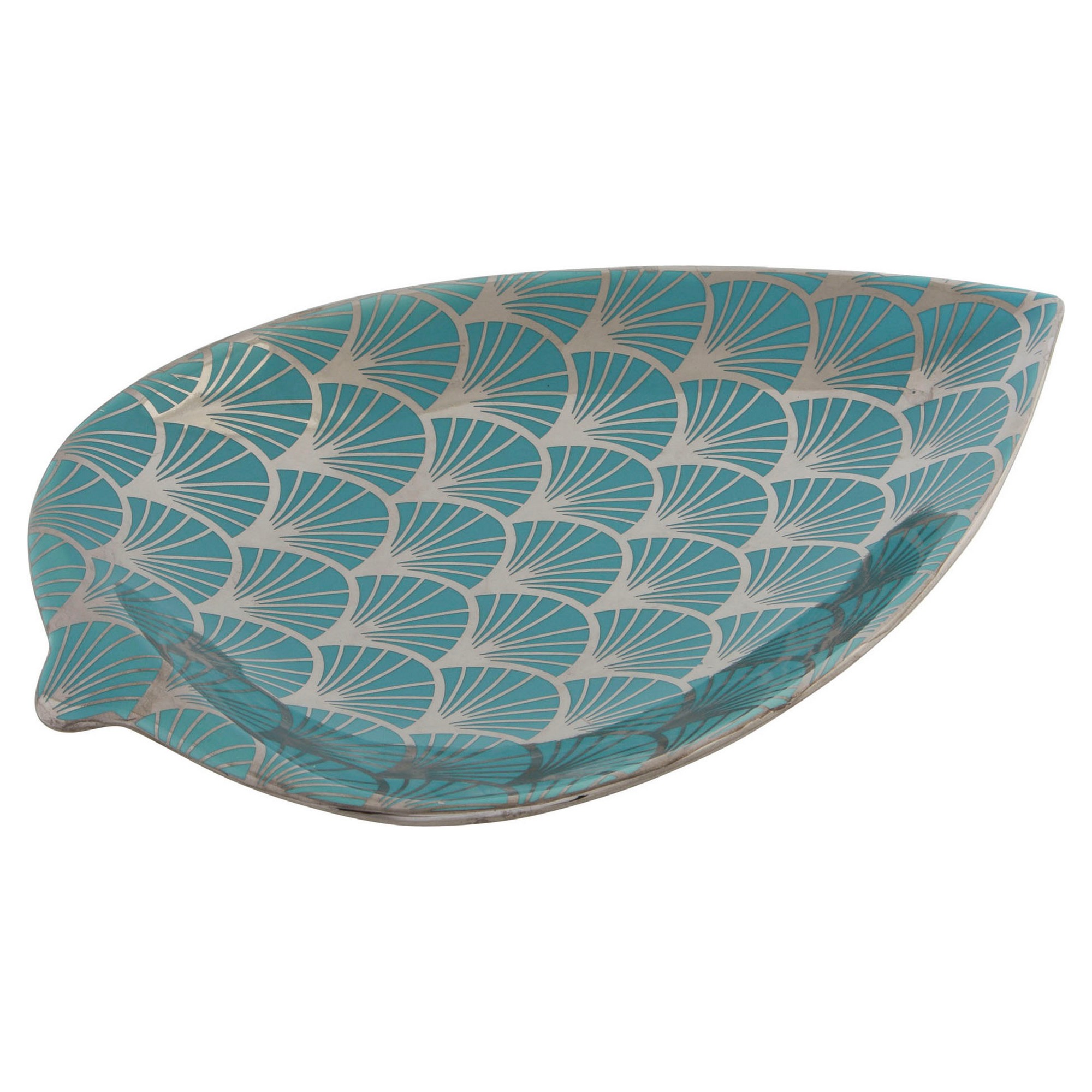 Bordsdekoration DKD Home Decor Turkos Porslin 27,5 x 16 x 3 cm