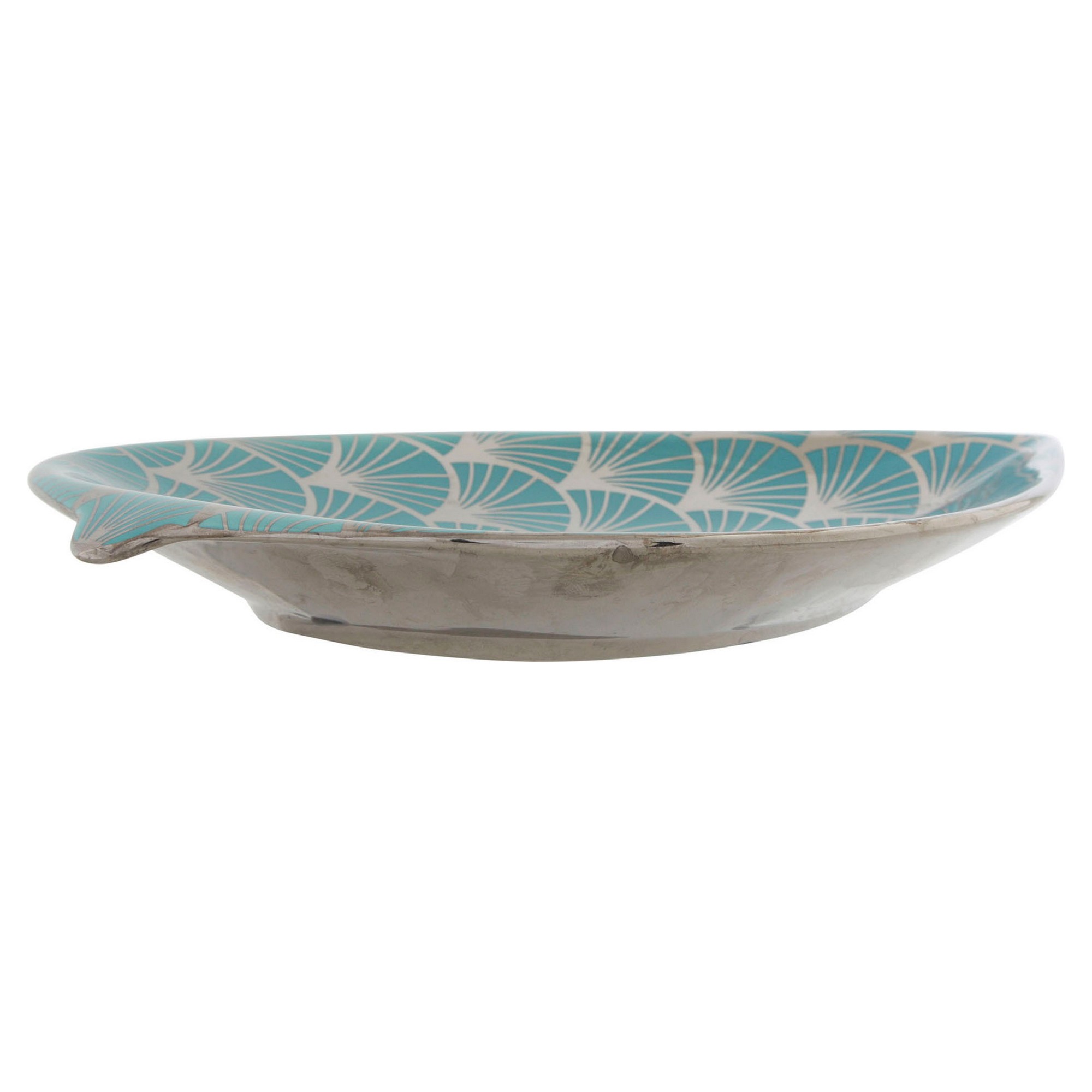 Bordsdekoration DKD Home Decor Turkos Porslin 27,5 x 16 x 3 cm - 3