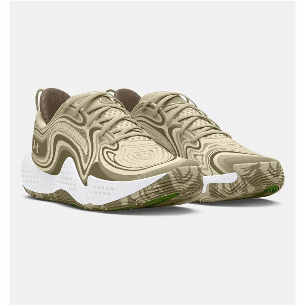 Basketskor, Vuxen Under Armour Spawn 6 Camo Oliv Ljusbrun - 5