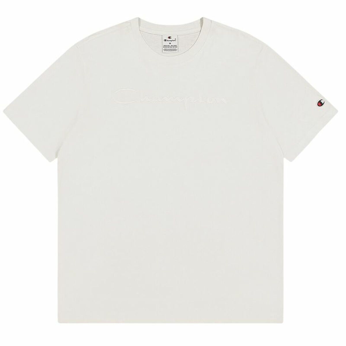 T-shirt med kortärm Herr Champion Champion SS Vit