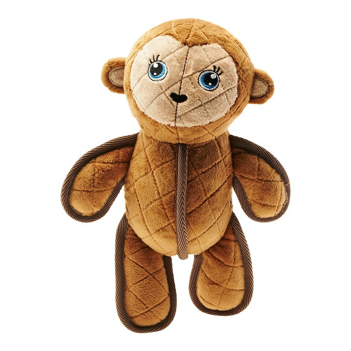 Mjuk leksak för hundar Hunter Togh Toys Brun Polyester Apa 25 cm - 7