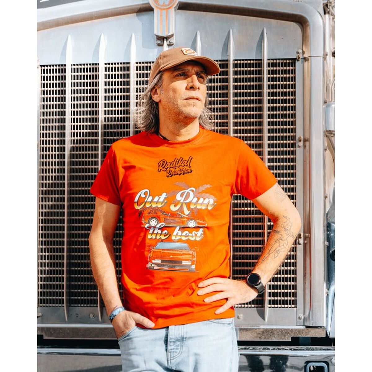 T-shirt med kortärm Herr RADIKAL OUT RUN Röd L - 2