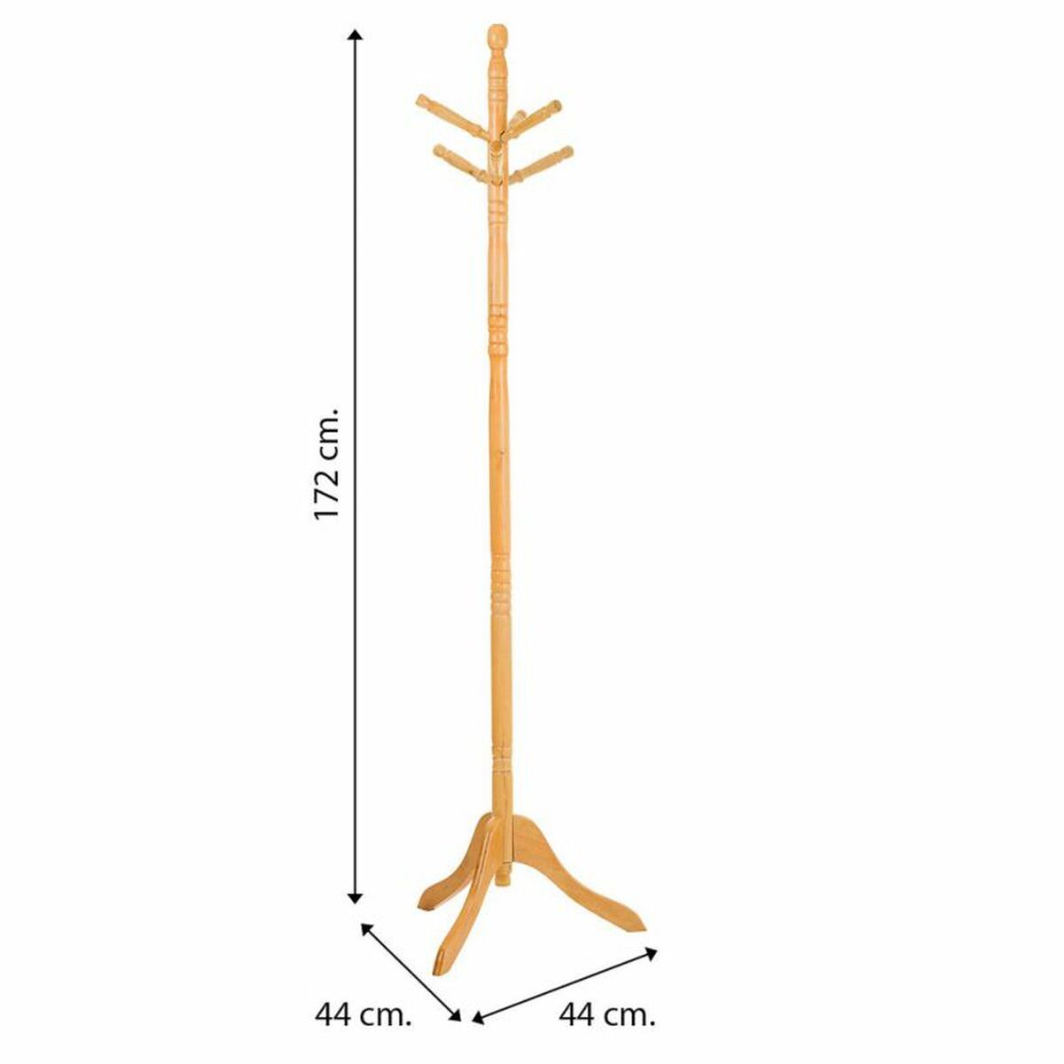 Hattställ Alexandra House Living Honung 44 x 172 x 44 cm - 6