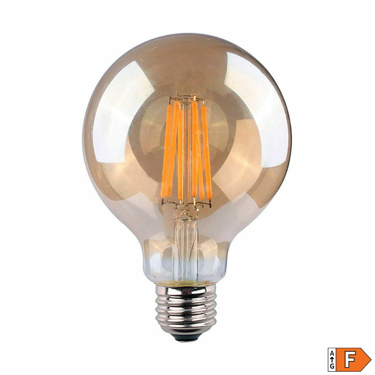 LED-lampa EDM 98628 F 8 W 55 W E27 720 Lm 12,5 x 17 cm Ø 12,5 x 17 cm Vintage (2000 K) - 7