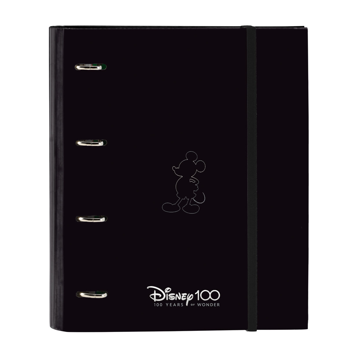 Ringpärm Mickey Mouse Clubhouse Svart (27 x 32 x 3.5 cm) - 2