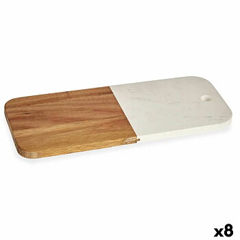 Skärbräda Kinvara Vit 18 x 1,5 x 38 cm (8 antal)