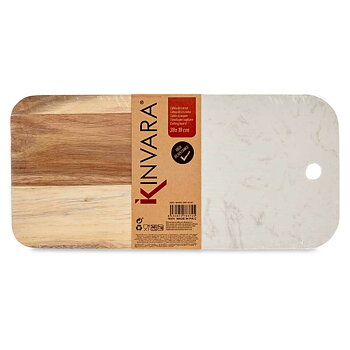 Skärbräda Kinvara Vit 18 x 1,5 x 38 cm (8 antal)