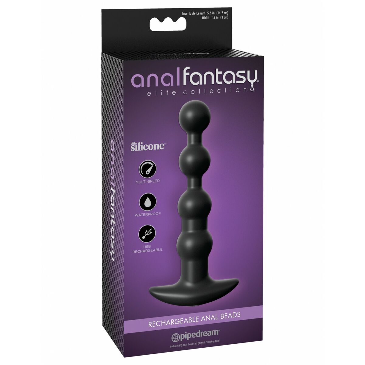Analplugg Pipedream Fantasy Elite Svart - 2