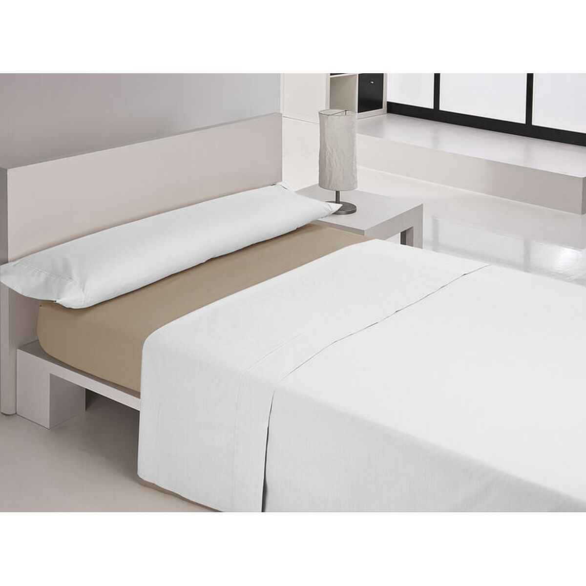 Inpassat underlakan Happy Home MIX COLORS Jord Säng 105 105 x 200 + 30 cm