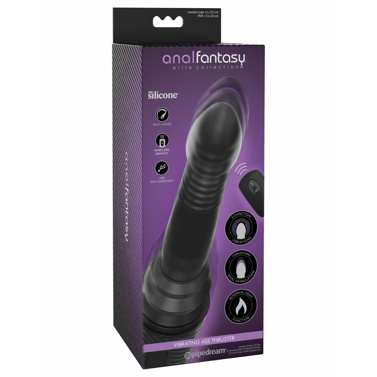 Analplugg Pipedream Anal Fantasy Elite Svart - 2