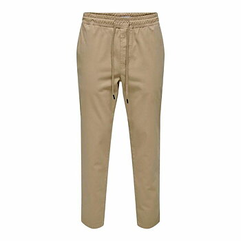 Byxor för vuxna Only & Sons Onslinus Taper 0183 Brun