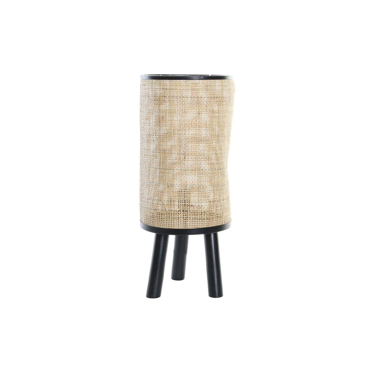 Bordslampa DKD Home Decor Naturell Svart 220 V 50 W (25 x 25 x 59 cm) - 9