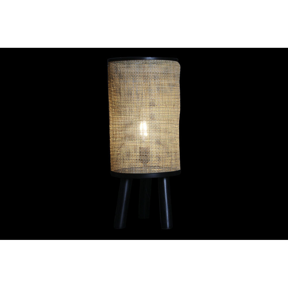 Bordslampa DKD Home Decor Naturell Svart 220 V 50 W (25 x 25 x 59 cm) - 2