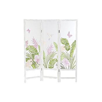 Skärm DKD Home Decor Tropiskt Transparent Trä MDF 150 x 2 x 180 cm
