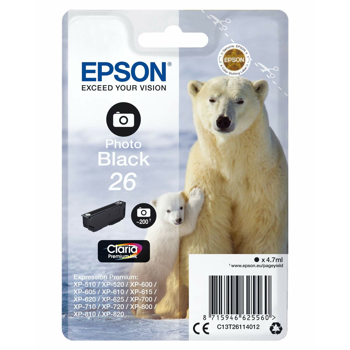 Original Bläckpatron Epson 235M260 Svart - 2