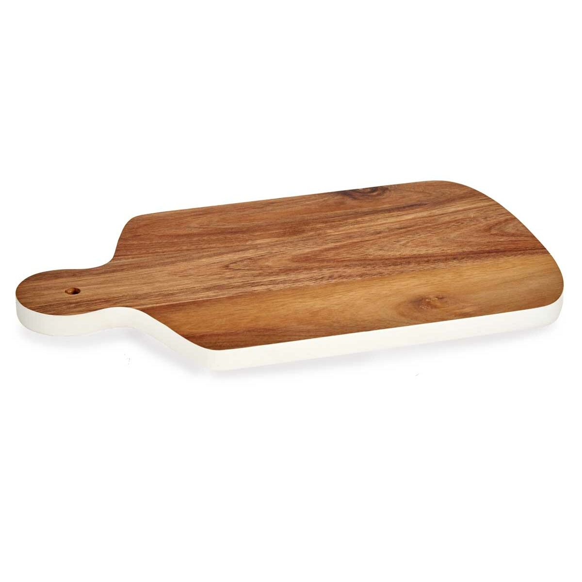 Skärbräda Vit Akaciaträ 21,5 x 1,5 x 33,5 cm (12 antal) - 5