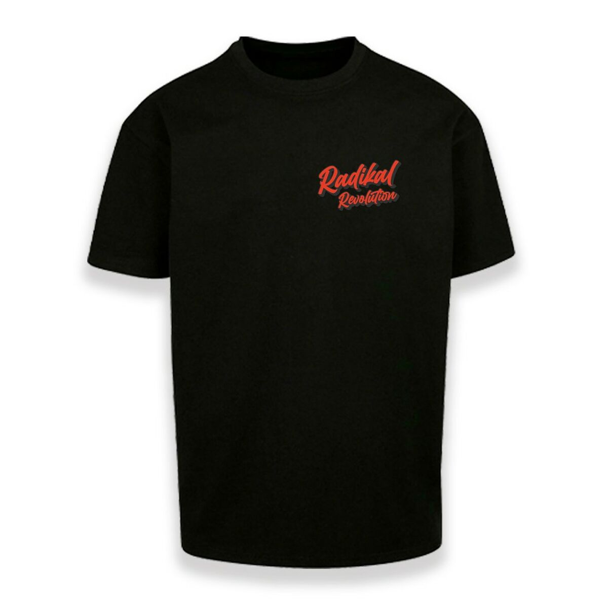 T-shirt med kortärm Herr RADIKAL WINNERS NEVER QUIT Svart XL - 3