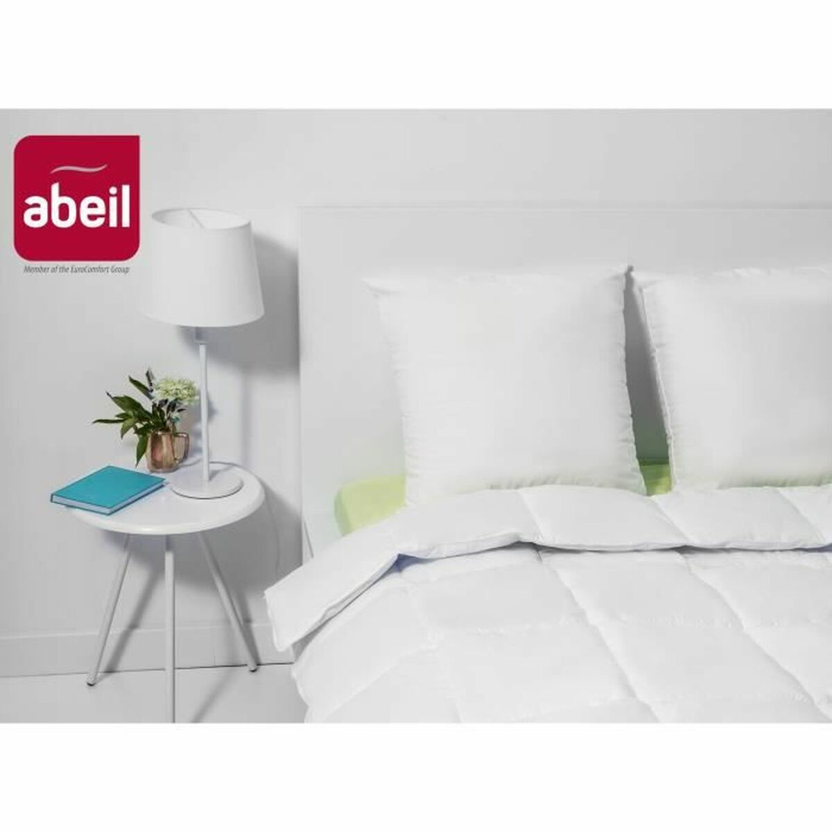 Set med 2 kuddar Abeil Vit 60 x 60 cm (2 antal) - 4