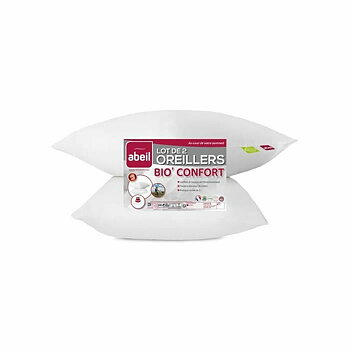 Set med 2 kuddar Abeil Vit 60 x 60 cm (2 antal)