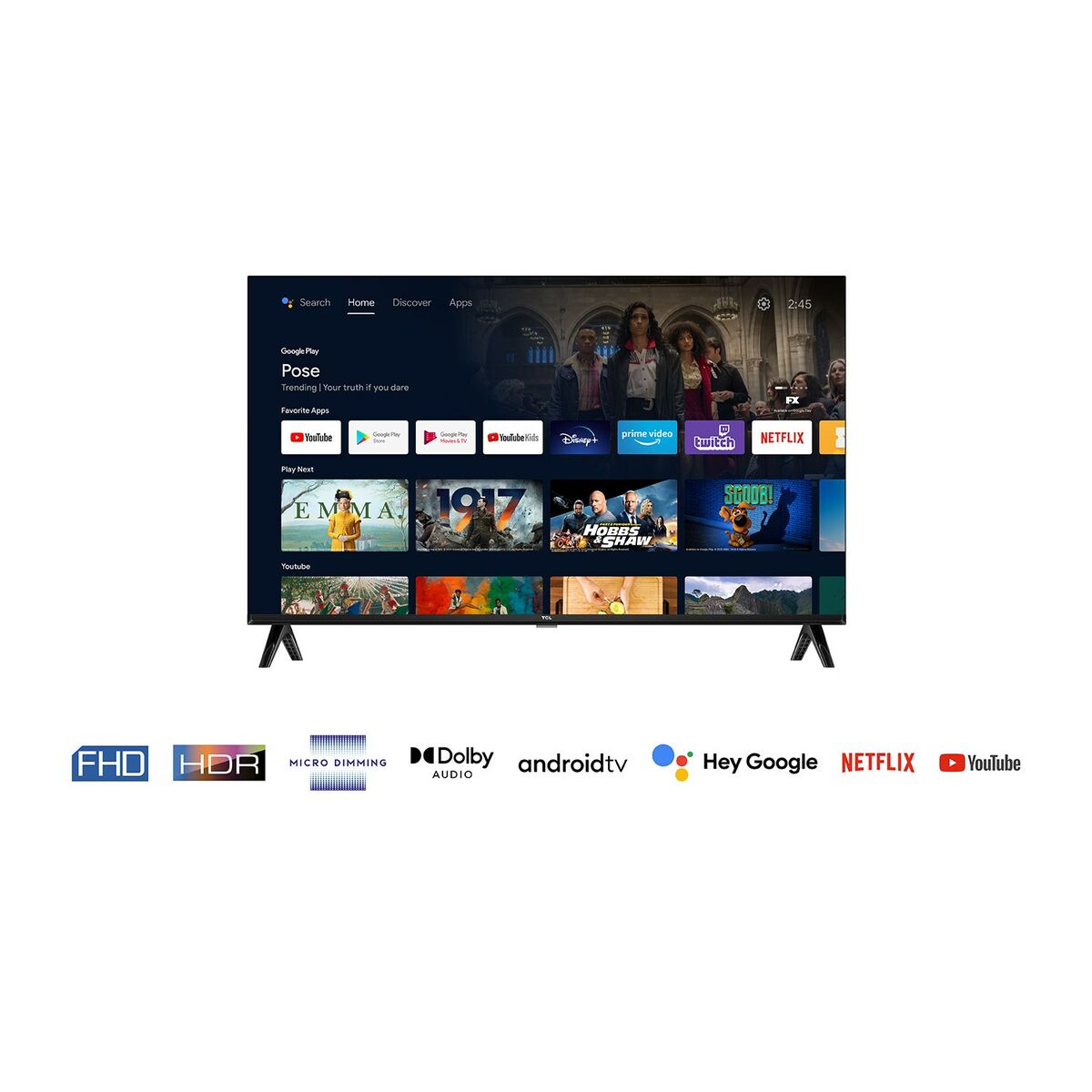 Smart TV TCL 32S5400AF Full HD 32" LED - 8