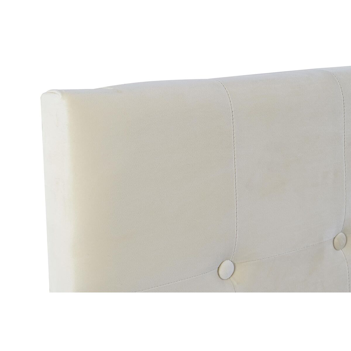 Sänggavel Home ESPRIT Kräm 159 x 8 x 119 cm - 2