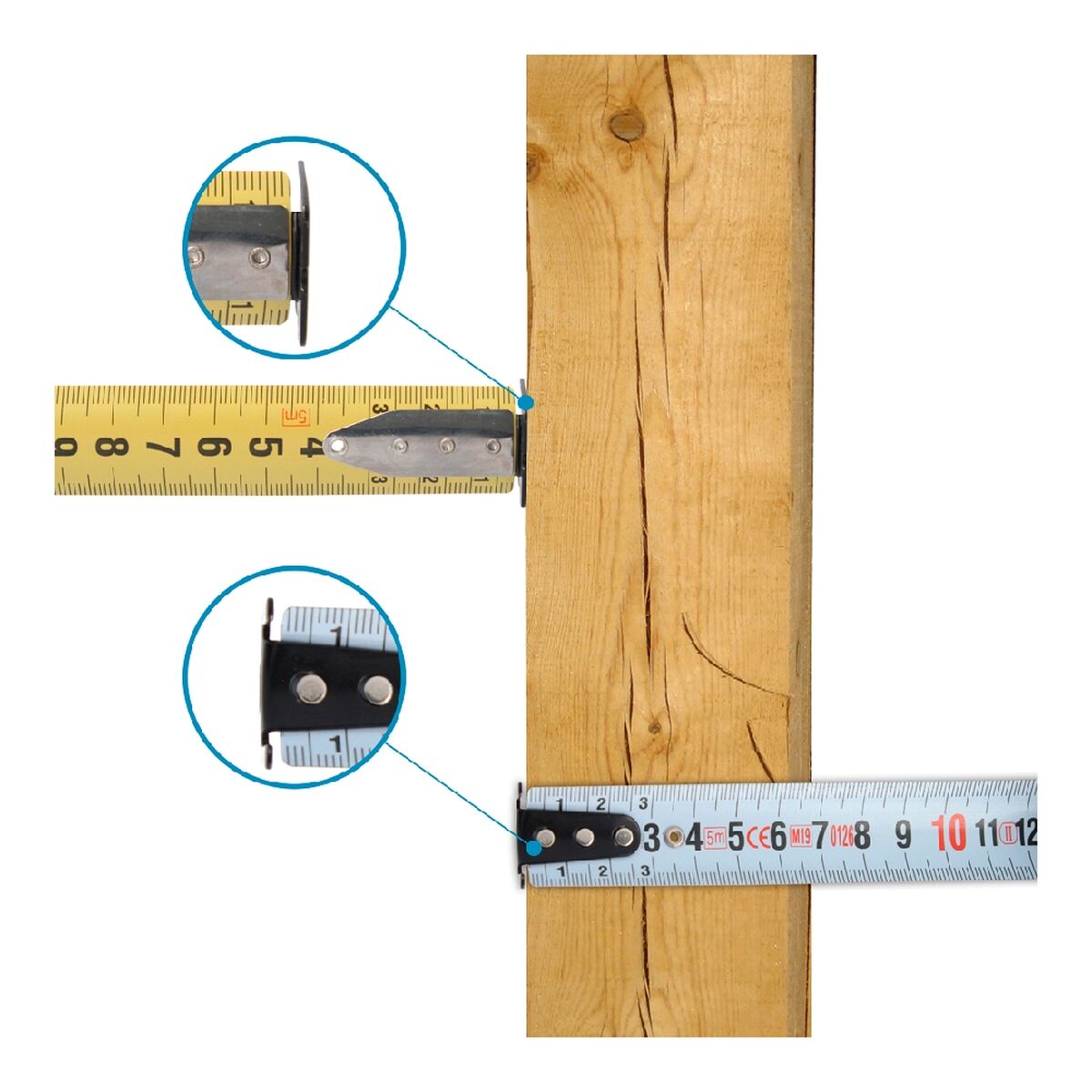 Flexometer Ferrestock HQ 5 m x 25 mm Nylon - 3