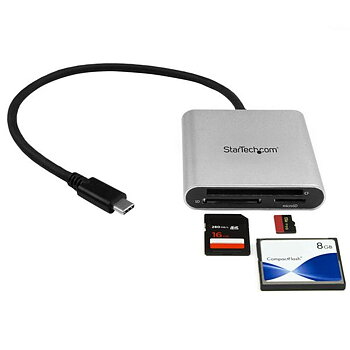 Kortläsare Startech FCREADU3C            Silver