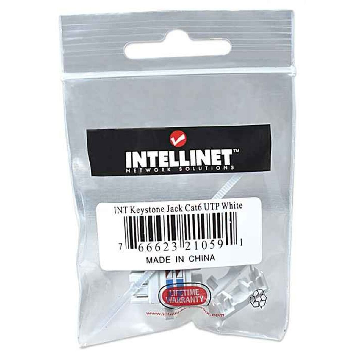 Nätkabel UTP Styv Kategori 6 Intellinet 210591 Vit - 2