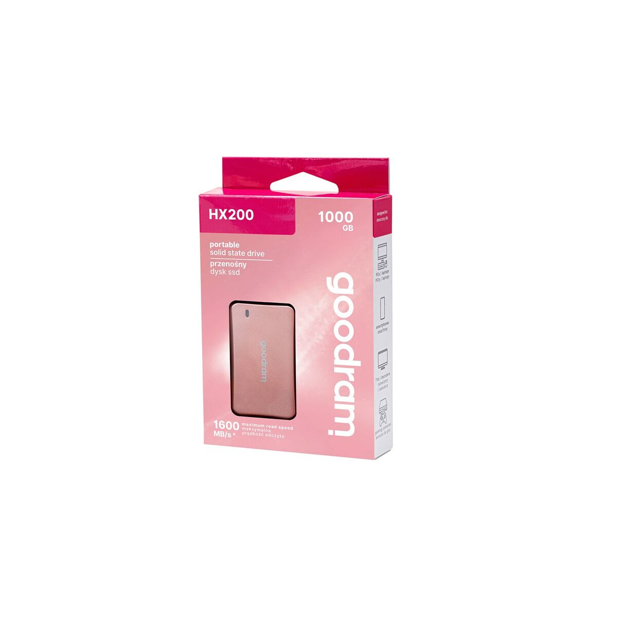 Hårddisk GoodRam SSDPR-HX200-1K0-RG 1 TB SSD - 3