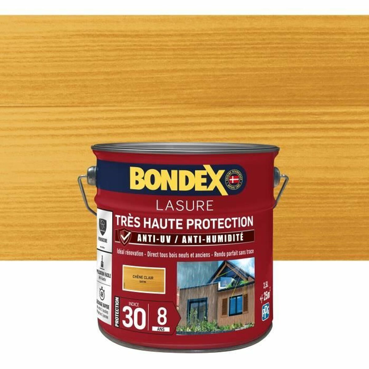 Grundfärg Bondex Satinfinish 2,5 L Beige