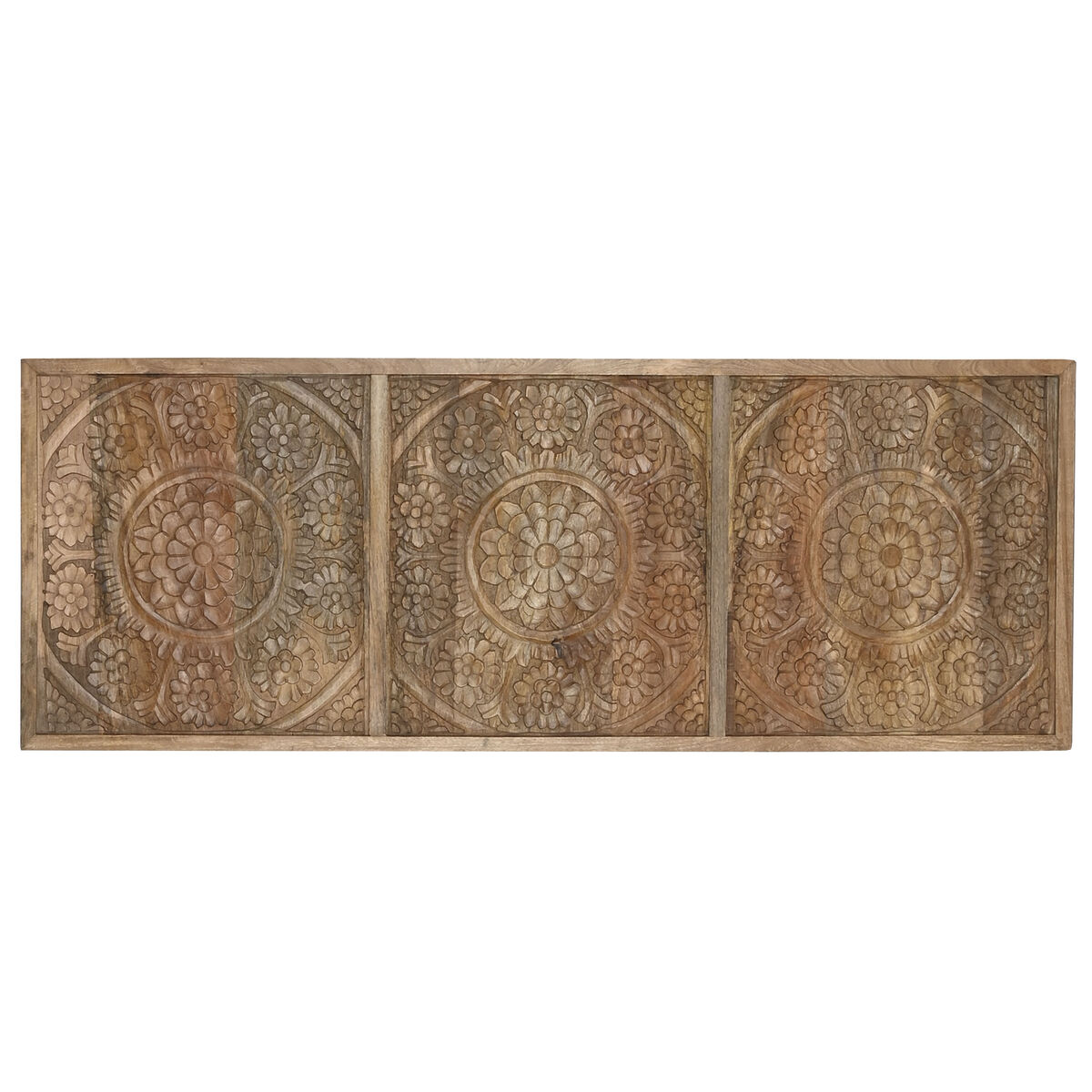 Sänggavel Home ESPRIT Naturell 162,5 X 3,5 X 60 CM