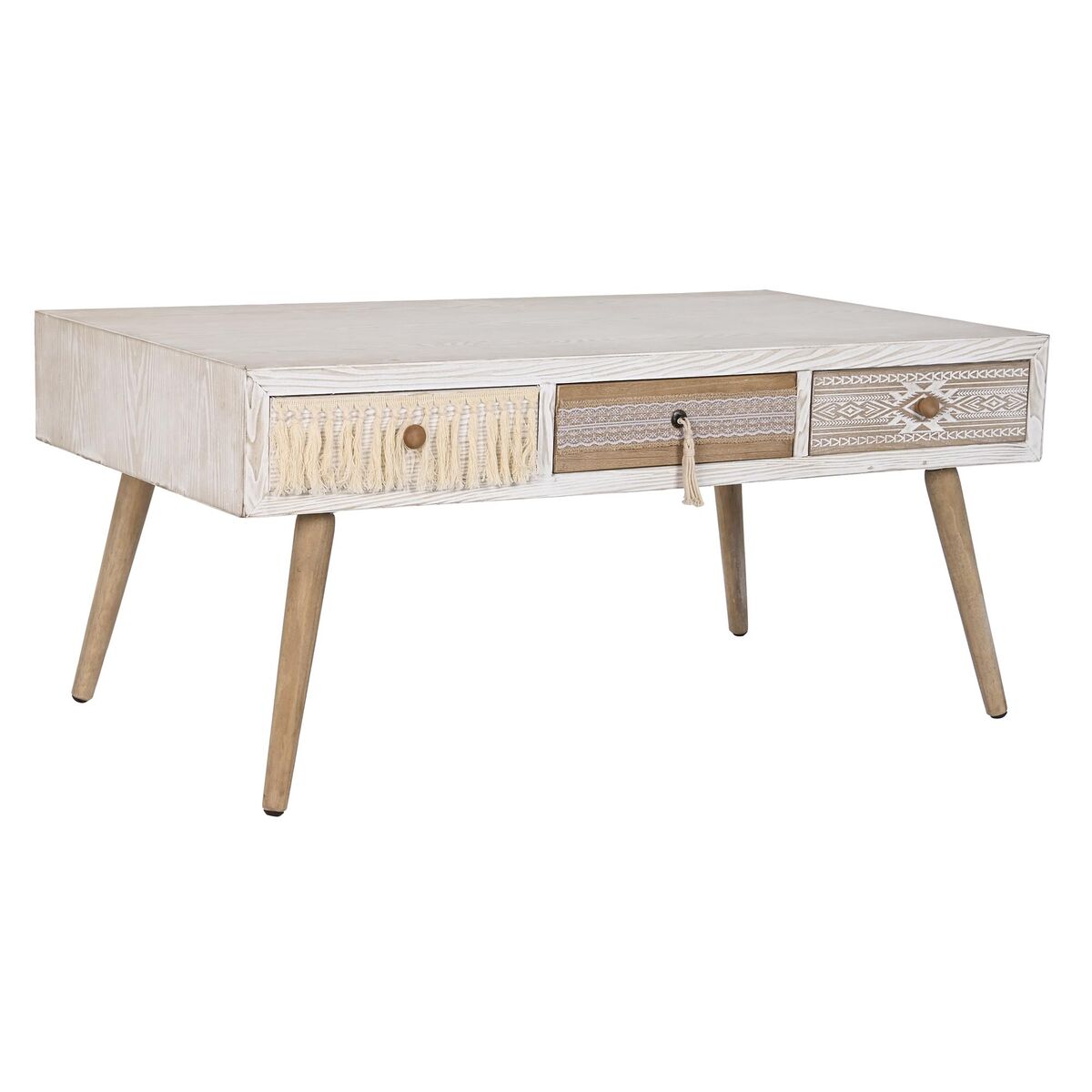 Soffbord DKD Home Decor Gran Bomull (110 x 60 x 50 cm) - 4